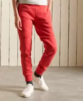 Image of Superdry Womens Vintage Logo Embroidered Joggers Orange / Papaya Marl - Size: 14