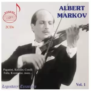 Image of Albert Markov Paganini Kreisler Corelli Falla Kvernadze/ - Volume 1 by Nicolo Paganini CD Album