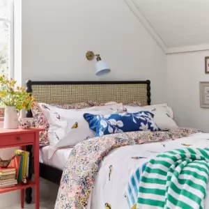Image of Joules Dawn Chorus Birds Super Kingsize Duvet Cover Set, Multi