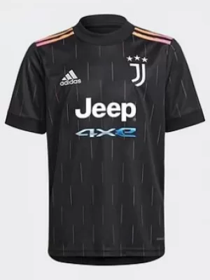 Image of adidas Juventus 21/22 Away Jersey, Black, Size 9-10 Years