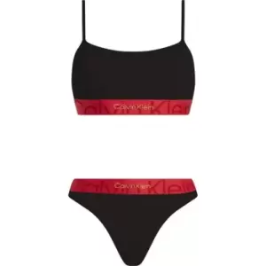 Image of Calvin Klein Unlined Bra Set - Black