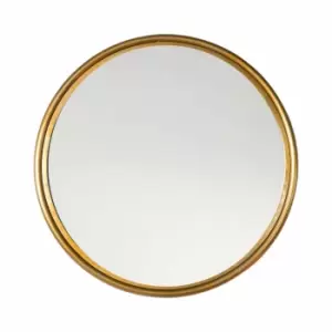 Image of Crossland Grove Amsterdam Brass Round Wall Mirror - 990 X 40 X 990Mm