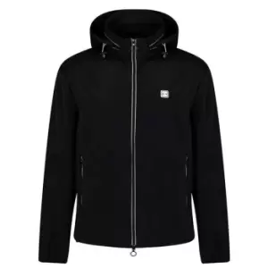 Image of Armani Exchange Patch Logo Jacket Mens - Blue