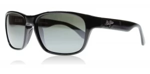 Image of Maui Jim Mixed Plate Sunglasses Black Gloss STG-BG Polariserade 58mm