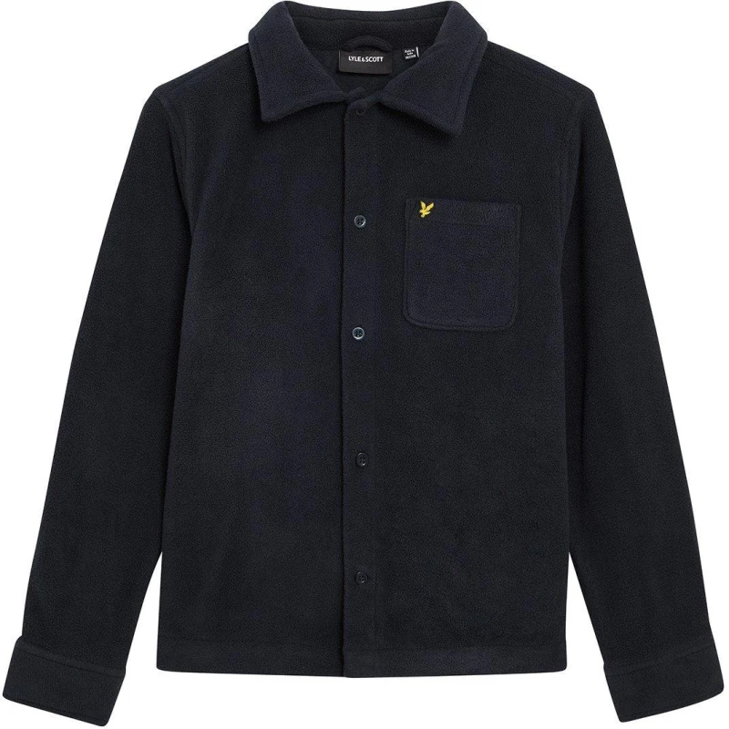 Image of Lyle and Scott Kids Polar Overshirt Dark Navy male 8-9 Years