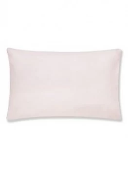Image of Catherine Lansfield Bianca Egyptian Cotton Housewife Pillowcase Pair ; Blush