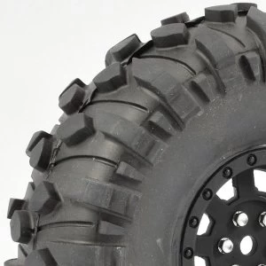 Image of Fastrax 1:10 Crawler Boxer 1.9 Mounted Scale Wheel Black