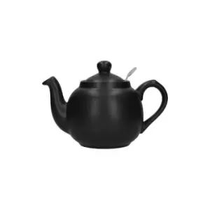 Image of London Pottery - Farmhouse Filter 2 Cup Teapot Matt Black