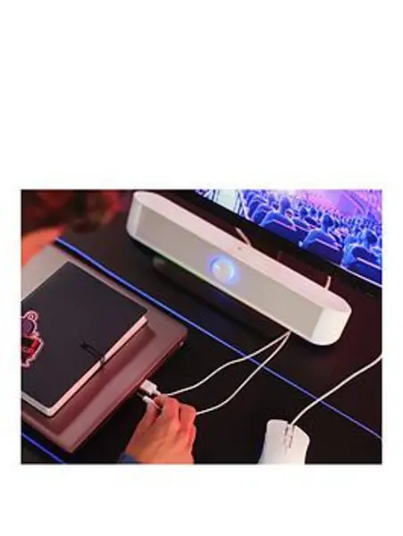 Image of Trust Trust RGB Illuminated Soundbar GXT 619W Thorne 25110