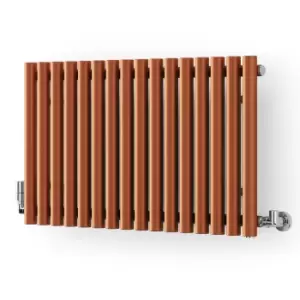 Image of Terma Rolo Room Matt Copper Horizontal Designer Radiator, (W)865mm X (H)500mm