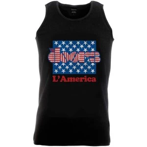Image of The Doors - L'America Unisex Medium T-Shirt - Black