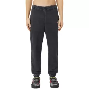 Image of Diesel Lab Cuffed Jogging Pants - Black
