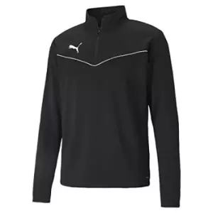 Image of Puma teamRISE 1/4 Zip Top Puma Black/White Medium