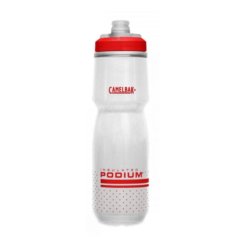 Image of CamelBak Podium Chill Insulated Bottle 710ml / 24oz 710ML/24OZ FIERY RED/WHITE