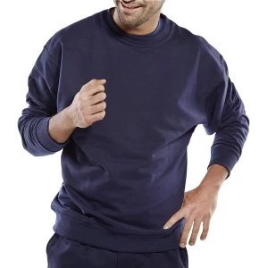 Image of Click Premium Sweatshirt 365gsm S Navy Blue Ref CPPCSNS Up to 3 Day