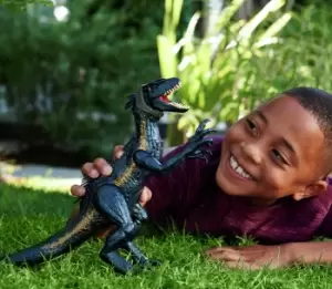 Image of Jurassic World Track 'N Attack Indoraptor Dinosaur Figure