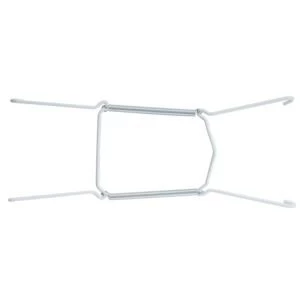 Image of BQ White Carbon Steel Plate Hanger L215mm Dia225 355mm