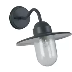 Image of Pacific Lifestyle Metal and Glass Fisherman Wall Light - Dark Grey