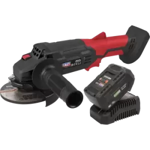 Image of Sealey CP20VAGB 20v Cordless Angle Grinder 115mm 1 x 4ah Li-ion Charger Bag