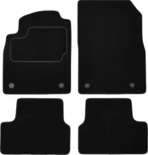 Image of CUSTOPOL Floor mat set OPL85C OPEL,CHEVROLET,Astra J Sports Tourer (P10),ASTRA J,Astra J GTC (P10),ASTRA J Stufenheck,ORLANDO (J309),CRUZE (J300)
