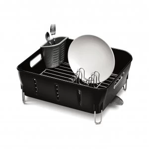 Image of simplehuman Compact Dish Rack Black