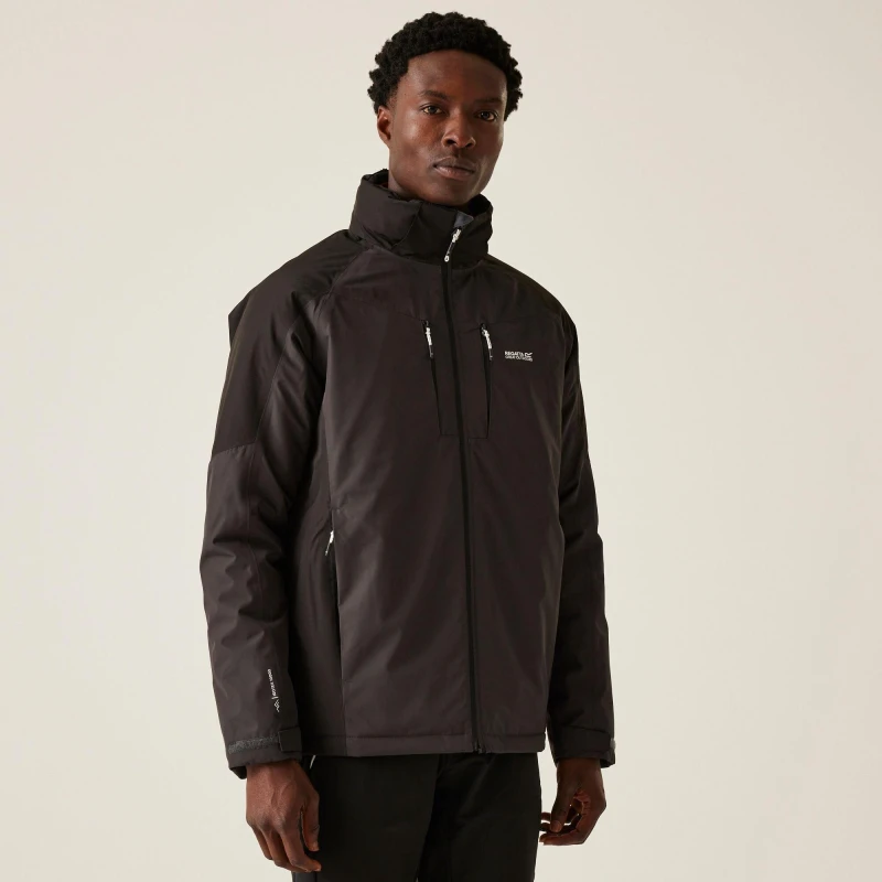 Image of Regatta Winter Calderdale II Waterproof Jacket Ash/Black male S