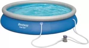 Image of Bestway Fast Set 9,677L Swimming Paddling Pool Set 15' x 33"/4.57m x 84cm