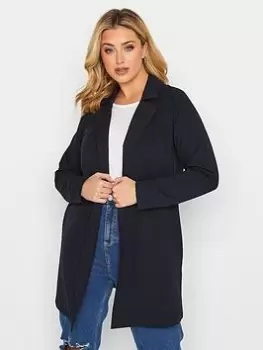 Image of Yours Blazer Jacket - Blue, Size 20, Women