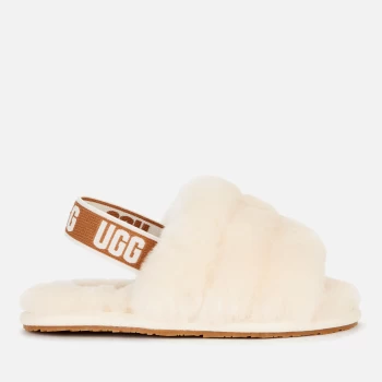 Image of UGG Toddlers Fluff Yeah Slide Slippers - Natural - UK 6 Toddler