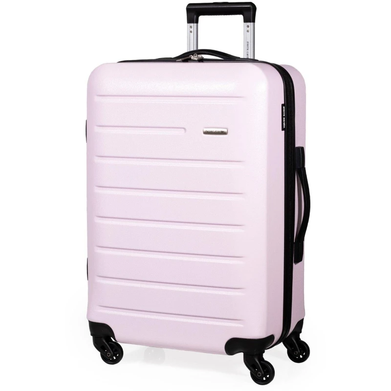 Image of Pierre Cardin Voyager Hard Shell Travel Suitcase Cabin Luggage Dusty Pink unisex Medium