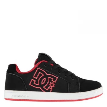 Image of DC Serial Gaffik Junior Boys Trainers - Black/Red/Wht