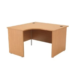 Image of Jemini Oak Left Hand Panel End Radial Desk 1200mm KF838058