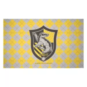 Image of Decorsome x Harry Potter Hufflepuff Shield Woven Rug - Small