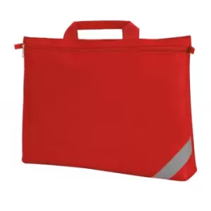 Image of Shugon Oxford Classic Portfolio Book Bag (One Size) (Red)