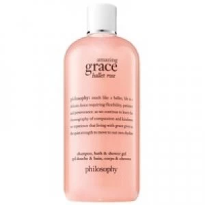 Image of philosophy Amazing Grace Ballet Rose Shampoo, Bath & Shower Gel 480ml