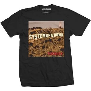 Image of System Of A Down - Toxicity Unisex Medium T-Shirt - Black