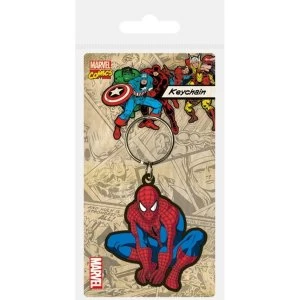 Image of Marvel Comics - Spider-Man Crouch Rubber Keyring
