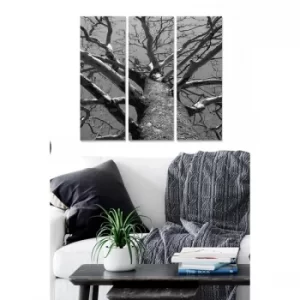 Image of MDF17708 Multicolor Decorative MDF Painting (3 Pieces)