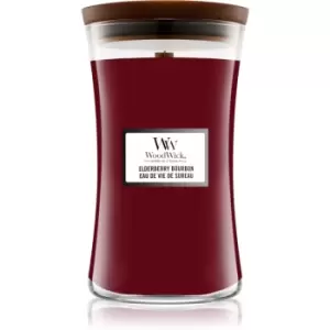 Image of Woodwick Elderberry Bourbon Scented Candle 609.5g