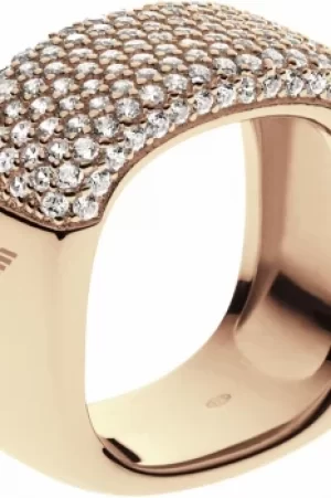 Image of Emporio Armani EG3263710505 Pure Pave Ring