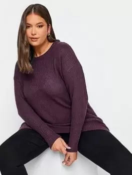 Image of Yours Essential Jumper Purple, Purple, Size 34-36, Women