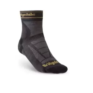 Image of Brigdedale TRAIL RUN Ultralight T2 Merino Sport 3/4 Crew Mens - Medium Gunmetal