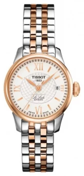 Image of Tissot Womens Le Locle Automatic Two Tone Rose Gold PVD Watch