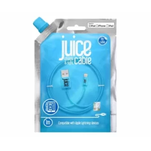Image of Juice Lightning to USB Cable 1m, Coral
