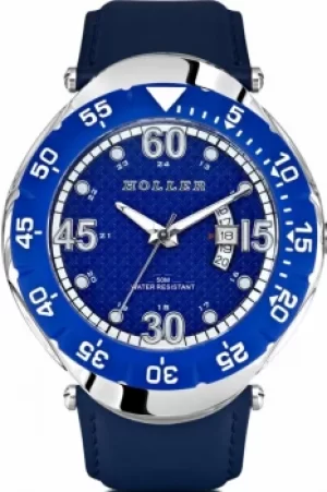 Image of Mens Holler Goldwax Blue Watch HLW2188-5