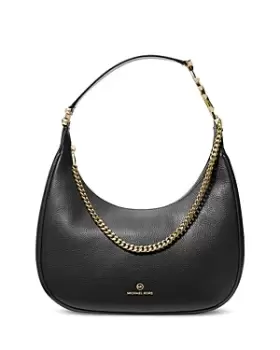 Image of Michael Kors Piper Large Leather Hobo Shoulder Bag