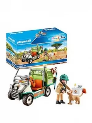 Image of Playmobil 70346 Family Fun Zoo Vet With Medical Cart