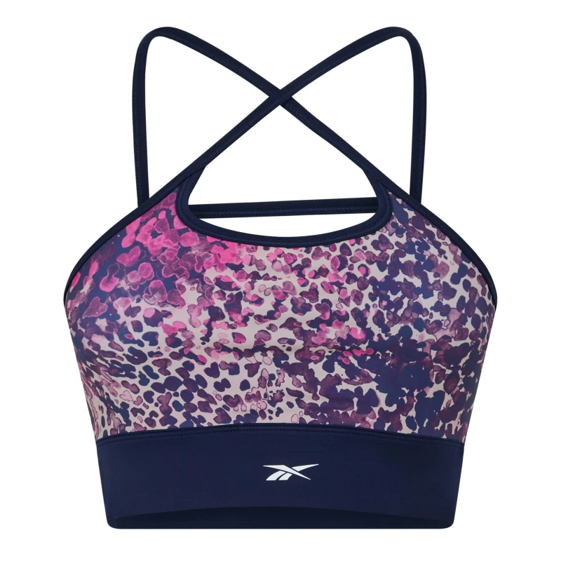 Image of Reebok Safari Bralette Womens - Blue Blue 4