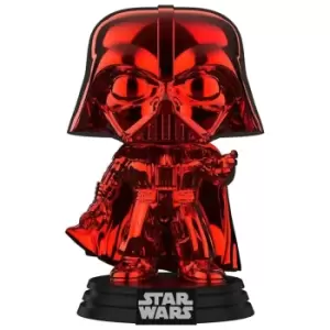 Image of Star Wars Darth Vader Red Chrome EXC Pop! Vinyl Figure