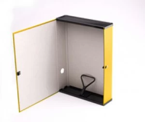 Image of Q Connect Boxfile Yellow - 5 Pack
